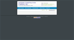 Desktop Screenshot of gateway-construction.com