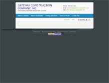 Tablet Screenshot of gateway-construction.com